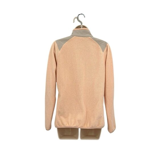 Merrell Womens Terrain Fleece 1/4 Zip Fleece Pullover Size Small Top Peach Gray - Picture 11 of 16